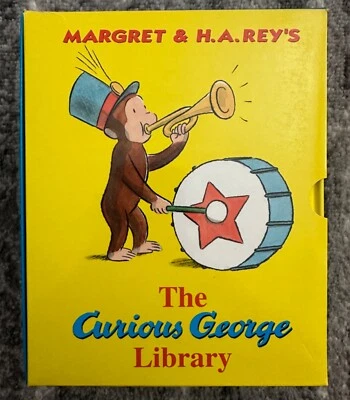 The Curious George Library by Margret & H.A. Rey Complete Boxed Set 12 Books - Image 1 of 4