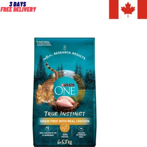 Purina ONE True Instinct Grain Free Dry Cat Food, High Protein Chicken - 6.53 kg - Picture 1 of 4