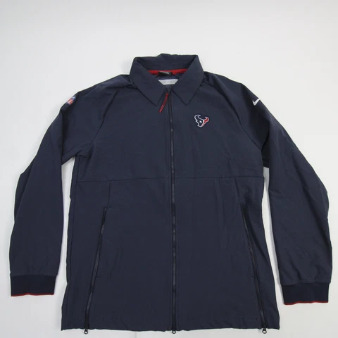 Houston Texans Nike OnField Jacket Men's Navy Used Cover