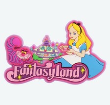 Tokyo Disney Resort Magnet TDL Fantasy Land x Alice & Cheshire Cat