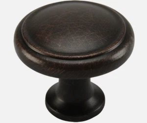 Perillas de gabinete, paquete de 25 perillas de bronce frotadas con aceite Ohuhu, adecuadas para la cocina - Imagen 1 de 5