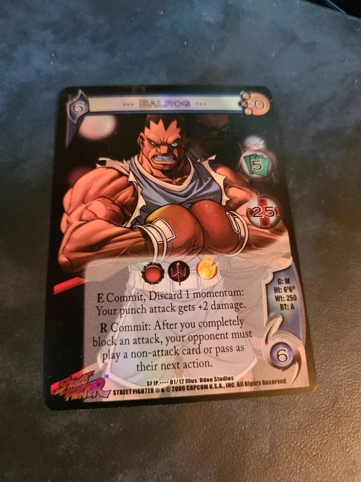 UFS Universal Fighting System Universal STREET FIGHTER - Balrog Promo LP - 2006 - Image 1 of 1