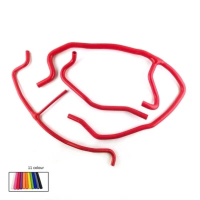 For 2009-2014 2012 Chevrolet C6 Corvette / Z06 Silicone Ancillary Hose Kit RED - Imagem 1 de 4
