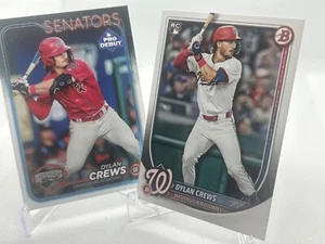 Lot of 2 Rookie Dylan Crews Washington Nationals - Picture 1 of 1