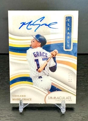 2023 Immaculate Baseball Mark Grace Auto 2/10 - Imagem 1 de 2