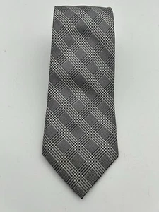 Cravatta uomo Michael Kors bianco e nero pied de poule 57" - Foto 1 di 5