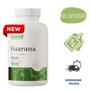 Guarana Compresse Energetico 100% Vegan Alta Qualità Estratto 110mg di Caffeina - Foto 1 di 1