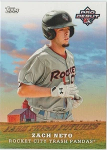 2023 Topps Pro Debut Farm Fresh Futures #FF-15 Zach Neto Rocket City Trash Panda - Picture 1 of 2