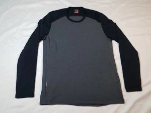 Icebreaker Merino Bodyfit 260 Langarmshirt Herren L Large Base Layer grau - Bild 1 von 9