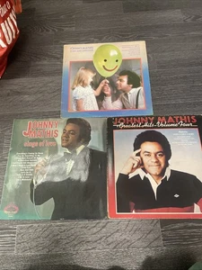 JOHNNY MATHIS - NICE LOT OF 3 ALBUM 12" LP RECORDS - Picture 1 of 7