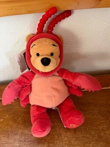 Disney Store Winnie the Pooh en Cangrejo Disfraz Zodiaco Cáncer Peluche Animal - Imagen 1 de 10