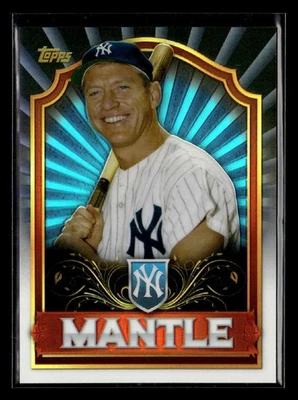 2011 Topps Mickey Mantle Value Box Chrome Refractor #MBC1 New York Yankees UX874 - Image 1 of 2