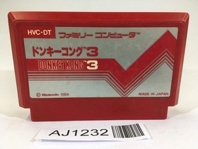 AJ1232 Donkey Kong 3 NES Famicom Japan
