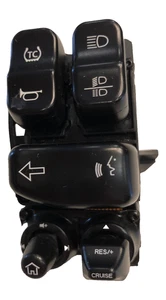 OEM Harley Davidson Hand Control Switch LH AUD TRACT MECH Black P/N 71500570 NEW - Picture 1 of 7