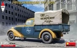 MINI ART 1/35 LIEFER PRITSCHENWAGEN TYP 170V WITH CANVAS - Immagine 1 di 1