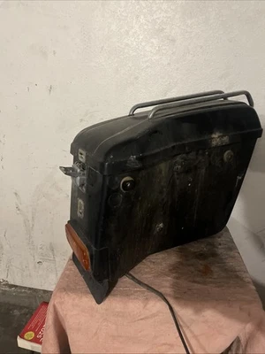 Bolsa de sillín lateral izquierdo Honda Goldwing Gl1100 1981 Interstate negra Foto 1 de 4