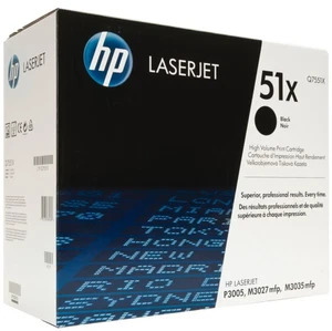 TONER ORIGINALE HP 51X Q7551X BLACK - Afbeelding 1 van 1