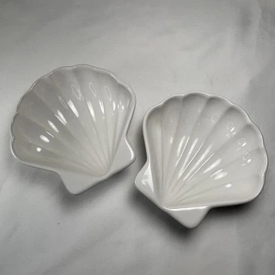 Pfaltzgraff Heritage tigela de prato de concha branca 5,5" conjunto de decoração de praia de substituição 2 - Imagem 1 de 4