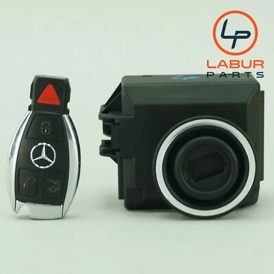 W212 W218 10-16 Mercedes E CLS Class Ignition Switch Module with Key B1188 Foto 1 de 4