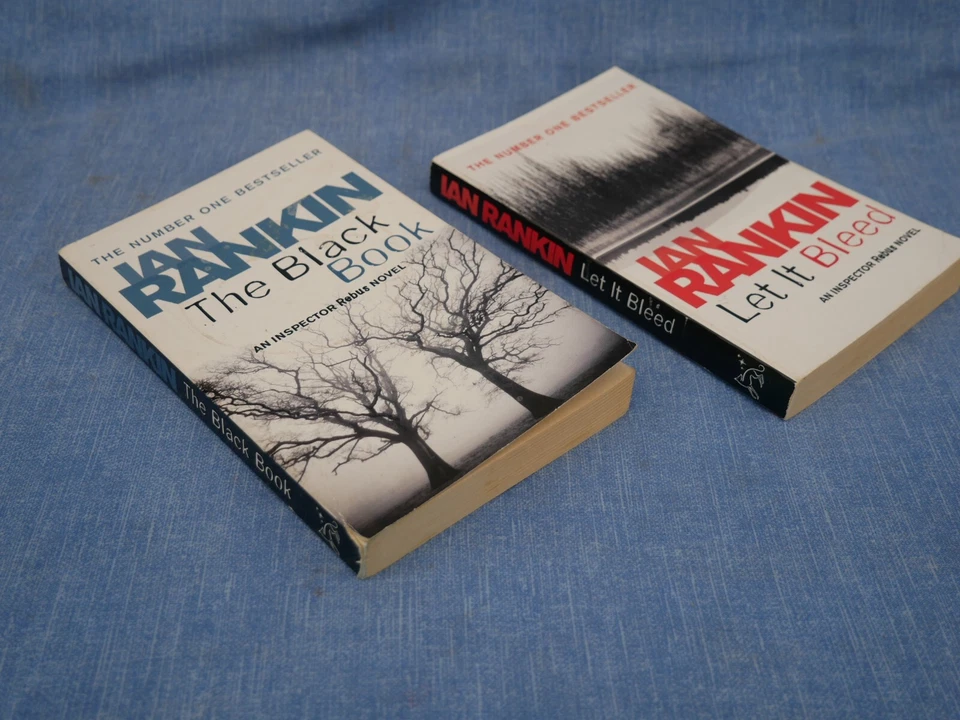 IAN RANKIN - INSPECTOR REBUS X 2 - LET IT BLEED & THE BLACK BOOK - PAPERBACK - Image 1 of 4