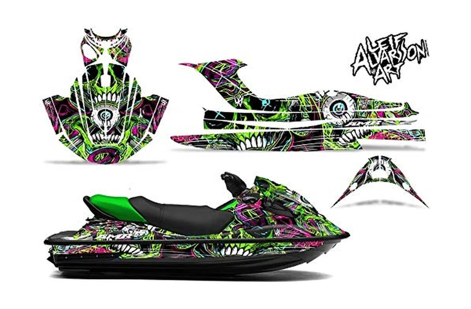 Savage Kits Jet Ski Graphics kit Sticker Decal Compatible with Kawasaki STX-1... - Image 1 of 1
