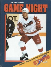 1995-96 Toledo Storm ECHL Minor League Hockey Program #FWIL