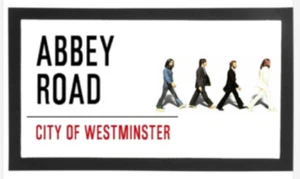 The Beatles Bar Runner Abbey Road Beer Mat - Foto 1 di 1