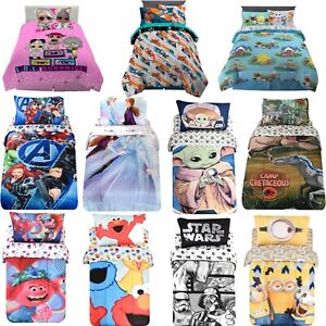 Kids Bedding Sheet Twin Sheet Set with Comforter Twin Bed in Bag