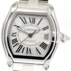 Cartier Roadster Lm W62025v3 Date Silver Dial Automatic Men's Watch_807406