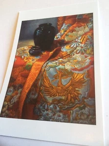 Carol Petit Harding Utah Artist Promotional Art SWAP Card Symbols Of The Orient - Picture 1 of 5