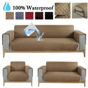 Copridivano 1/2/3/4 Posti Impermeabile Pet Cani Sedia Divano Antiscivolo Protezione Tappetino - Foto 1 di 33