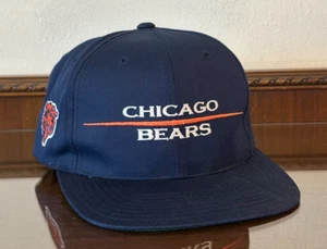 RARE Vintage American Needle Annco NFL Hat CHICAGO BEARS Split Bar Snapback 90s Y2K - Bild 1 von 14