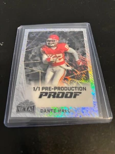 2024 Foglia Metallo Pre-Produzione Proof Dante Hall Kansas City Chiefs Texas A&M 1/1 - Foto 1 di 1