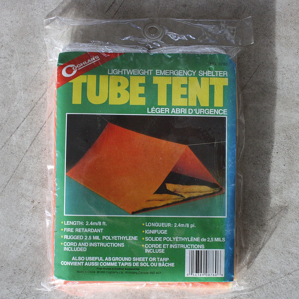 COGHLAN'S Notfall Zelt Notzelt Prepping Survival Outdoor Überleben Wandern