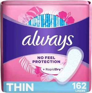 Fodere mutandine giornaliere sempre sottili per donna, assorbenti leggeri, senza profumo, numero 162 - Foto 1 di 1