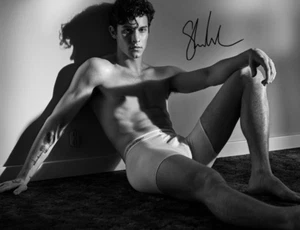 SHAWN MENDES SHIRTLESS SIGNED AUTOGRAPHED REPRINT 8x10 11X17 13X19 POSTER PHOTO - Picture 1 of 1