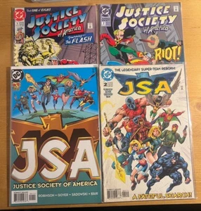 JSA JUSTICE SOCIETY DC 4 issues English USA good condition - Imagen 1 de 1