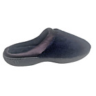 ISOTONER Womens Black Slippers 6.5-7 EUR 37 WARM Comfy (5868334)=