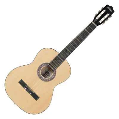 Guitare Classique 4/4 pour Enfant Debutant en Bois Tilleul Naturel 19 Frettes - Photo 1/4