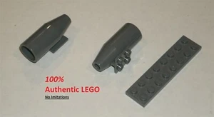 LEGO NEW Dark Stone Grey Plane Jet Engine (2x) 4579639 Brick 4868 - Picture 1 of 1