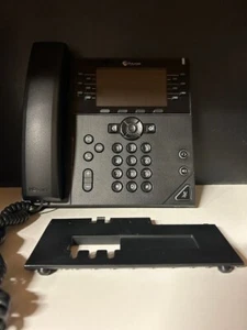 ✅ Polycom Poly VVX450 VOIP IP POE Phone Black VVX 450 2201-48840-001 💶 - Zdjęcie 1 z 2