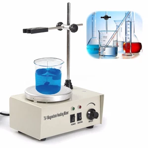 1000ML Magnetic Stirrer Mixer Machine wi/ Heating Hot Plate Laboratory 220V 150W - Picture 1 of 12