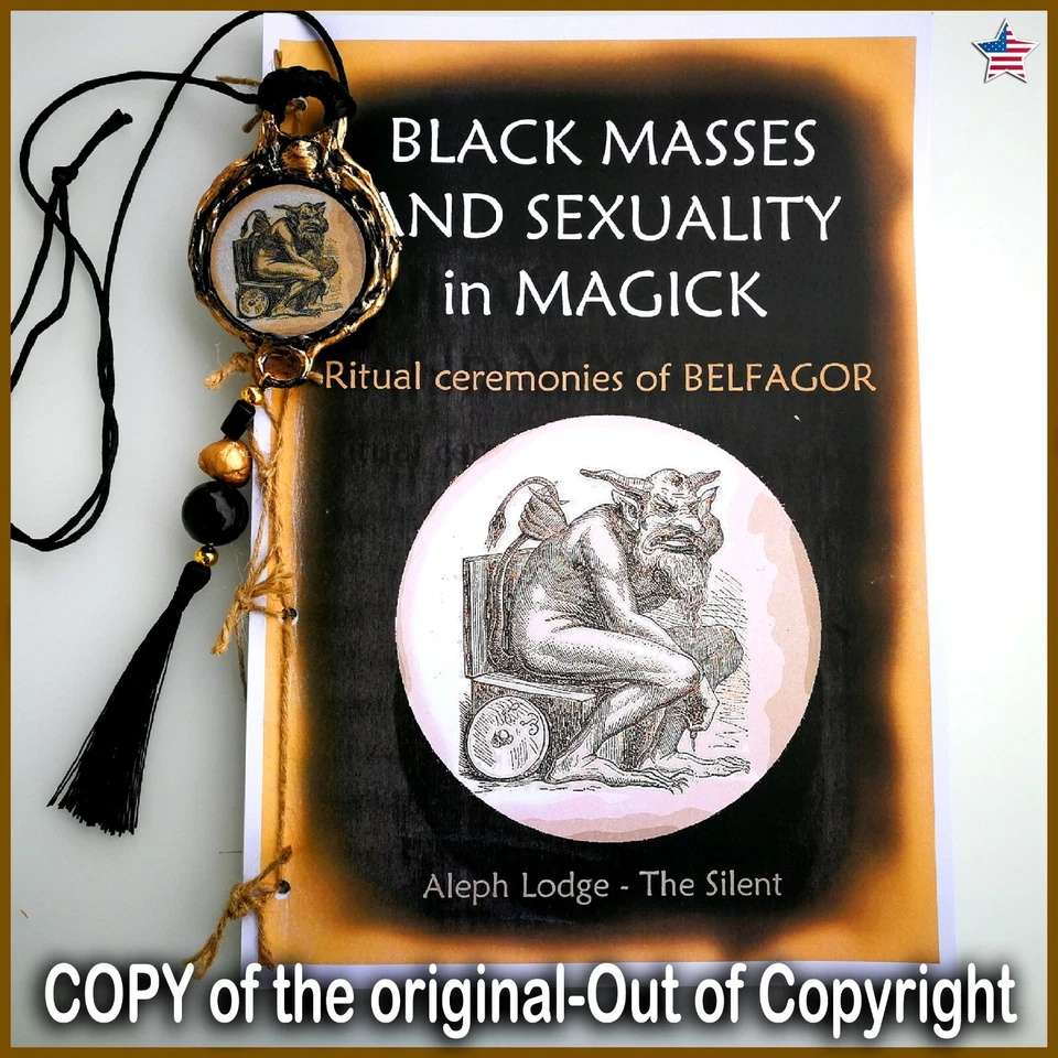 Antique Book Grimoire Magic Rare Esoteric Manuscript Occultism Witchcraft Manual - Image 1 of 4