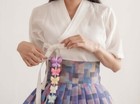 Handmade Korean Modern Hanbok Daily Blouse