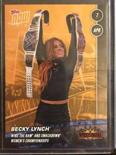 2019 Topps Now WWE #ODB-1 Becky Lynch WrestleMania