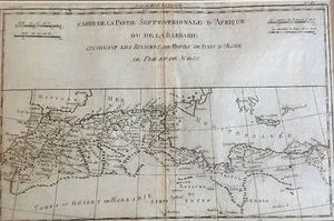 Africa. Mapa original,Rigobert Bonne, 1787 - Picture 1 of 1