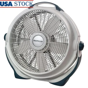 20 In Pivoting Floor Fan 3 Speeds Air Circulator Energy Efficient Portable New - Picture 1 of 9