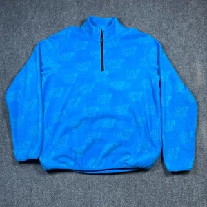 Sudadera polar Odd Future L unisex cuarto cremallera pulóver top azul donut - Imagen 1 de 8