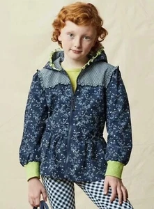 Matilda Jane Enchanted Garden Wildflower Bouquet Blue Floral Jacket Size 8 - Picture 1 of 6