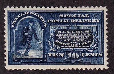 US E5 10c Special Delivery Mint VF-XF OG H SCV $210 - Image 1 of 2